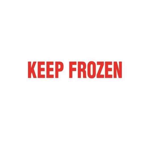 Shipping Label Keep Frozen 30x127mm, Box of 250