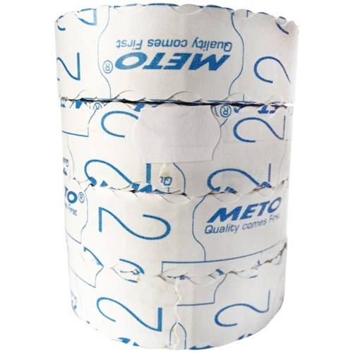 Meto Gun PL718 Permanent Pricing Labels 18x11mm White, Pack of 4