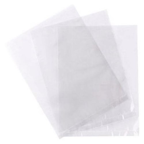 Flat Plain Bags No.3 125x180mm 30 Micron Clear, Pack of 100