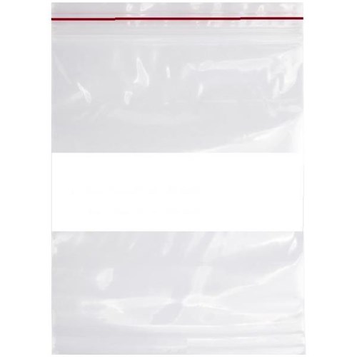 WriteOn Panel Resealable Bags 75x100mm, Pack of 100 OfficeMax NZ