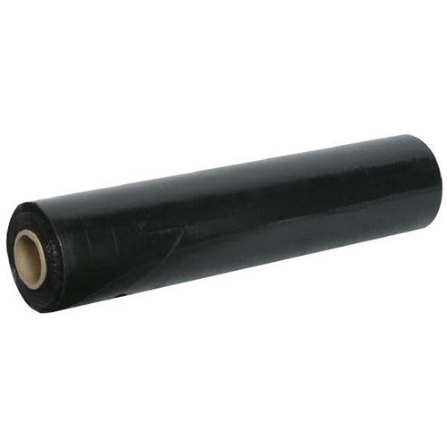 Blown Recycled Hand Pallet Wrap 500mm x 400m 23 Micron Black
