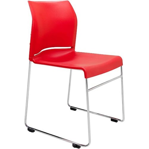 Envy Visitor Chair Red (Min.Order Qty 4)