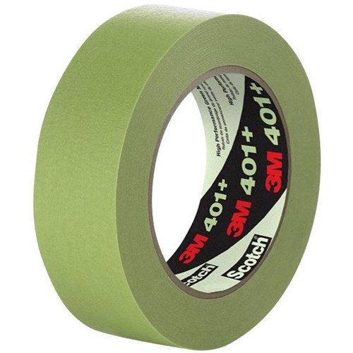 3M™ 401+ Masking Tape 36mm x 55m Green