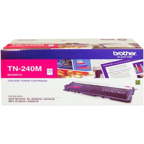 Brother TN-240M Magenta Laser Toner Cartridge High Yield