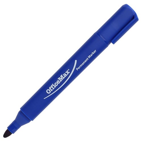 OfficeMax Blue Permanent Marker Bullet Tip