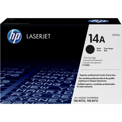 HP 14A Black Laser Toner Cartridge CF214A