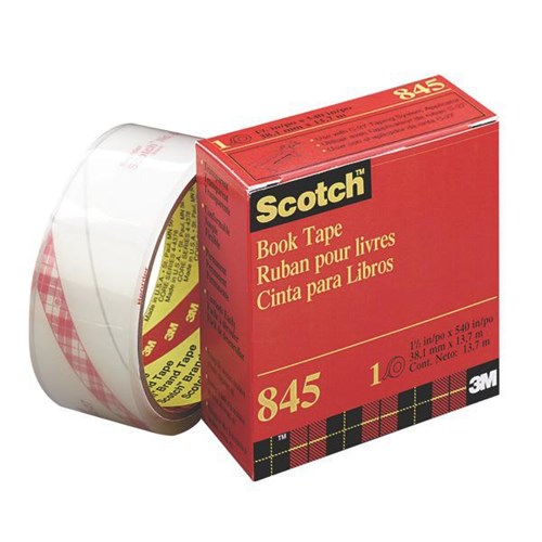 Scotch® 845 Book Repair Tape 38mm x 13.7m