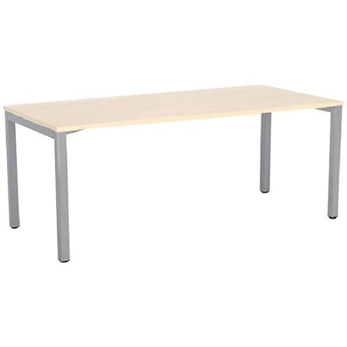 1800x800mm Nordic Maple Top/Silver Frame