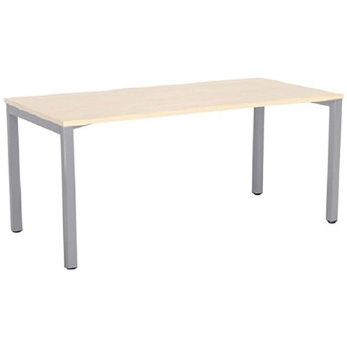 1200x600mm Nordic Maple Top/Silver Frame