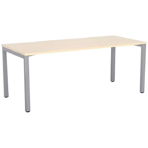 1500x800mm Nordic Maple Top/Silver Frame