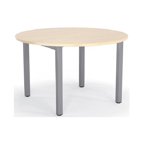 Cubit Meeting Table 1200mm Nordic Maple/Silver