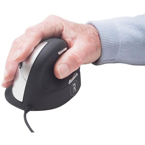 R-Go HE Ergo Vertical Wired Mouse Right Hand Medium