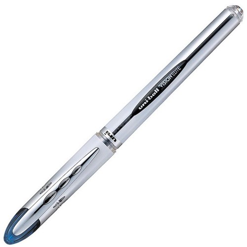uni-ball Vision Elite Blue Rollerball Pen 0.8mm Fine Tip