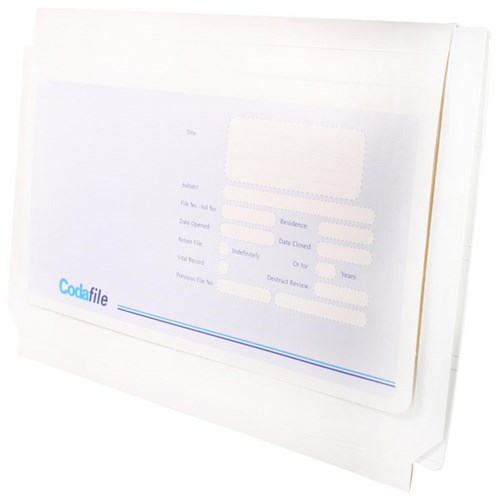 Codafile Wallet File 156321 35mm Expansion Covering Flap *Unfolded