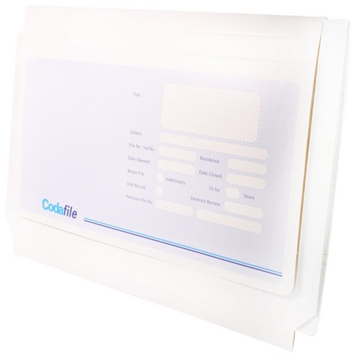 Codafile Wallet File 156321 35mm Expansion Covering Flap *Unfolded