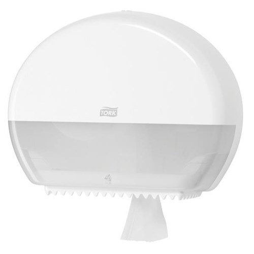 Tork T2 Jumbo Mini Toilet Tissue Dispenser 555000 White