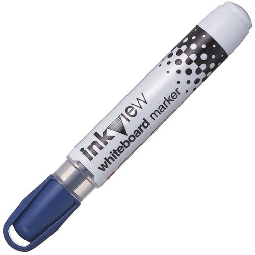 uni Inkview Blue Whiteboard Marker Bullet Tip