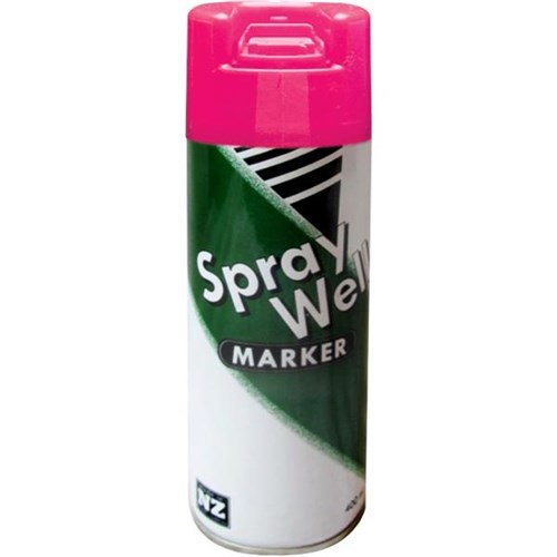 Spray Well Upside Down Spray Paint Fluoro Pink 400ml OfficeMax NZ