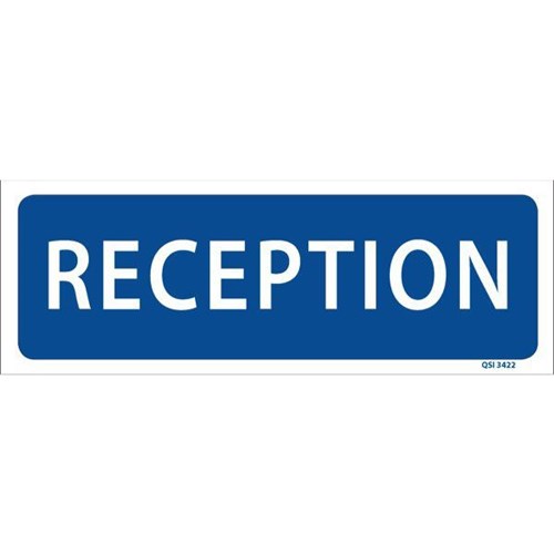 Reception Sign 340x120mm