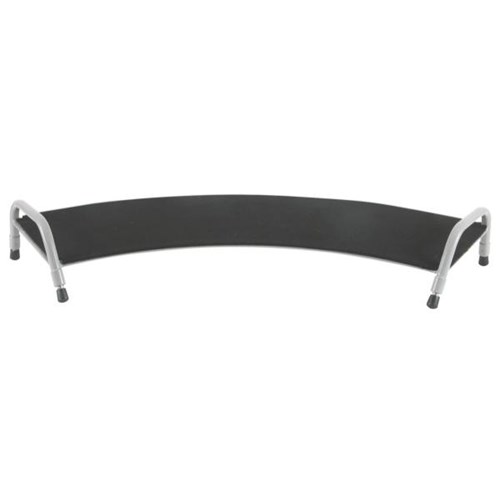 Fluteline Curved Adjustable Footrest Silver Frame OfficeMax NZ