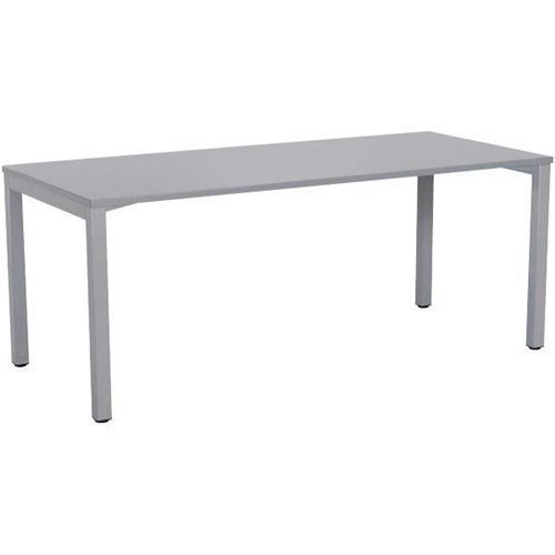 Cubit Single User Desk 1800mm Silver/Silver