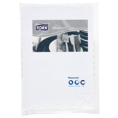 Tork Placemats White 350x245mm, Carton of 2000