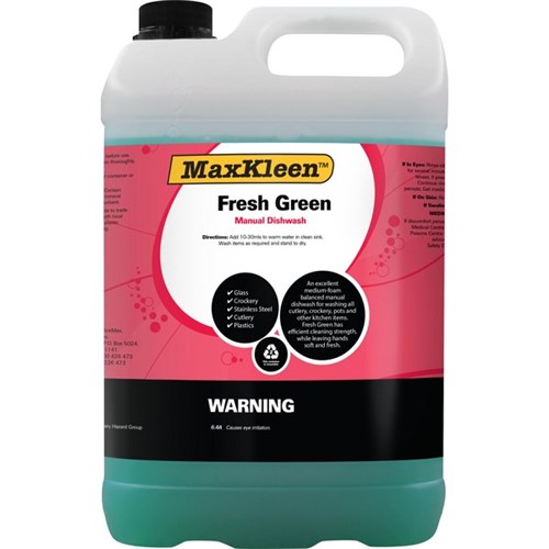 MaxKleen Fresh Green Dishwashing Liquid 5L