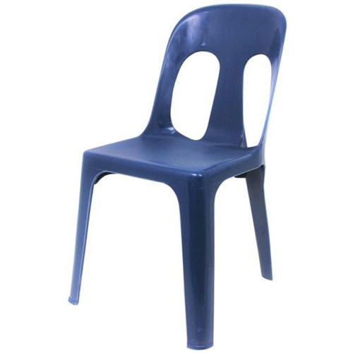 Yuta School Stacker Chair Adult Size Navy