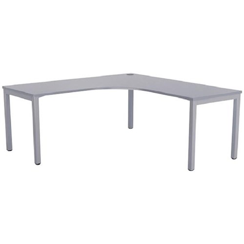 Cubit Managerial Workstation 1800mm Silver/Silver