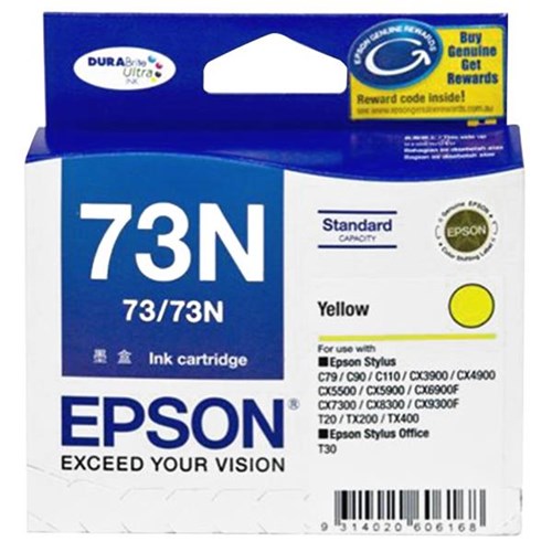 Epson 73N Yellow Ink Cartridge C13T105492