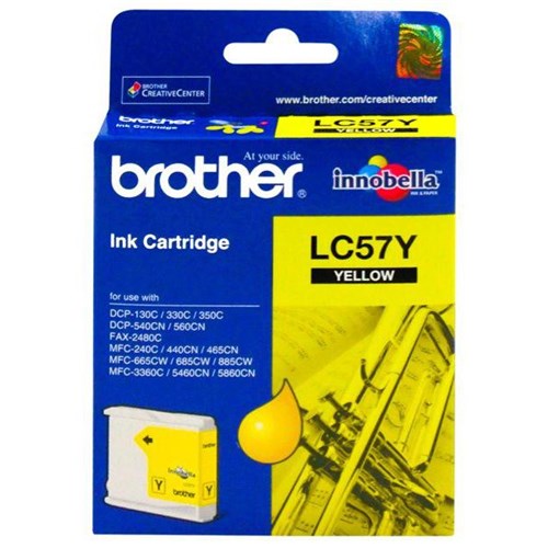 Brother LC57Y Yellow Ink Cartridge