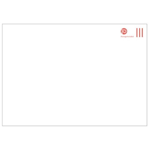NZ Post C4 Postage Paid Envelopes Seal Easi White 133711, Pack of 25