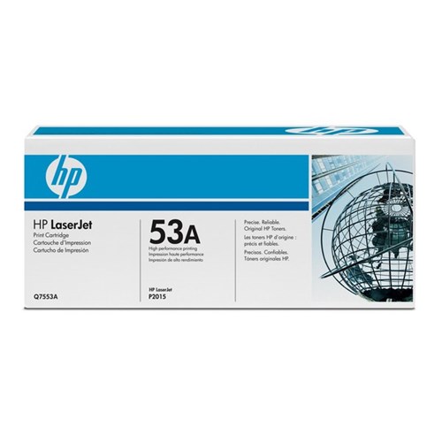 HP 53A Black Laser Toner Cartridge Q7553A
