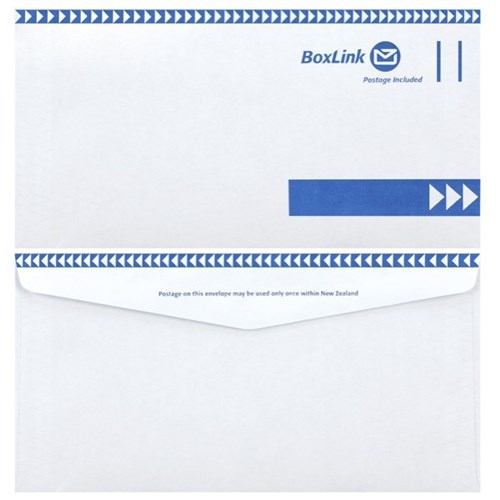 BoxLink Envelopes DLE Seal Easi White BP20S, Box of 500 OfficeMax NZ