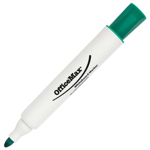OfficeMax Green Whiteboard Marker Bullet Tip