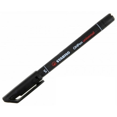 Stabilo OHP Black Permanent Pen Super Fine Tip
