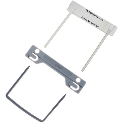 Filecorp 3 Part Ezi Clip Self Adhesive, Pack of 100