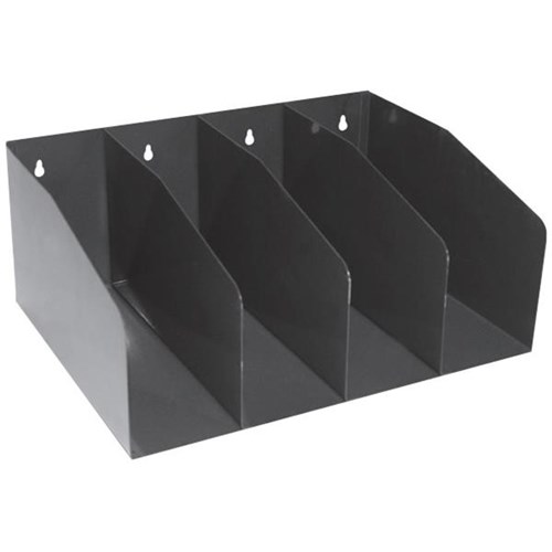 Lever Arch File Storage Unit, Metal Black OfficeMax NZ