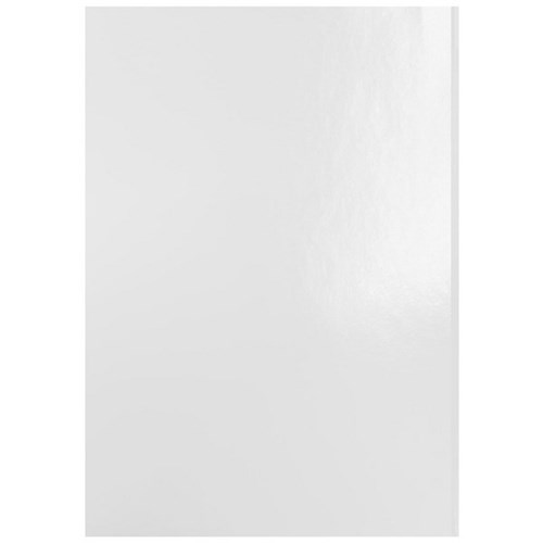 FM Presentation Folder 1 Pocket Gloss White, Pack of 50