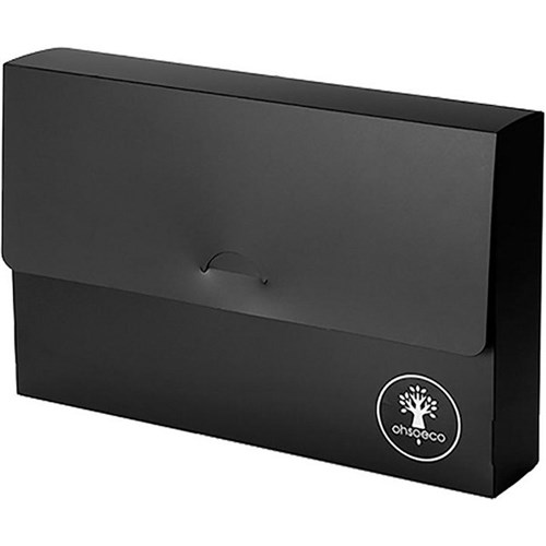 Oh So Eco Data Case Foolscap 75mm Black