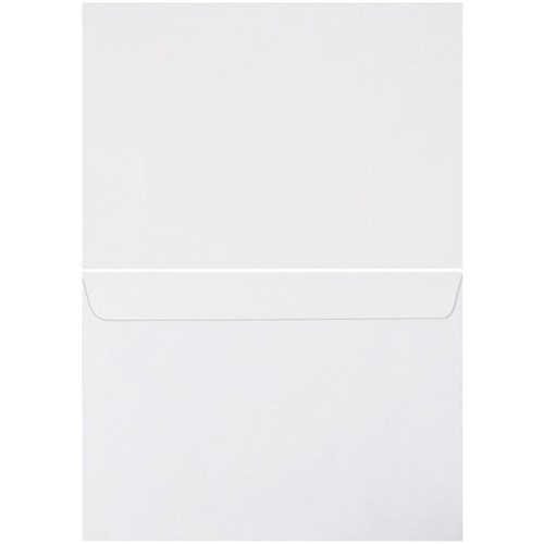 Croxley C4 Wallet Envelopes Tropical Seal White 133322, Box of 250