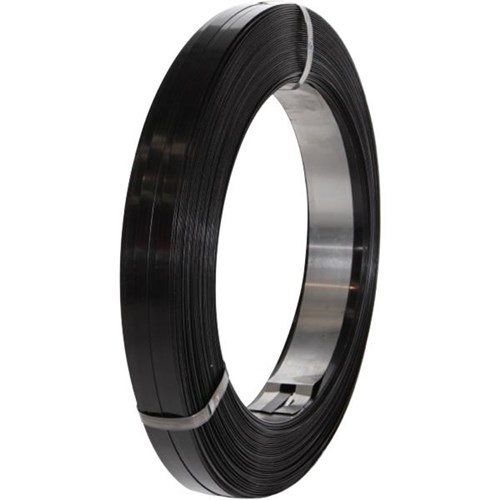 Steel Strapping Rope Wound 19 x 0.56mm 45kg Black OfficeMax NZ