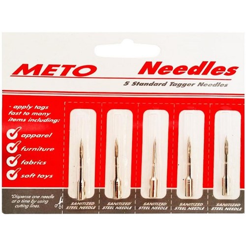 Meto Tagger Gun Replacement Needles Standard Size, Pack of 5 OfficeMax NZ