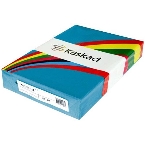 Kaskad A3 80gsm Kingfisher Blue Colour Copy Paper, Pack of 500