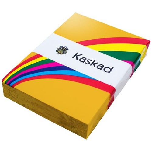 Kaskad A3 80gsm Oriole Gold Colour Copy Paper, Pack of 500