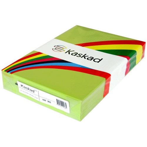 Kaskad A3 80gsm Parakeet Green Colour Copy Paper, Pack of 500