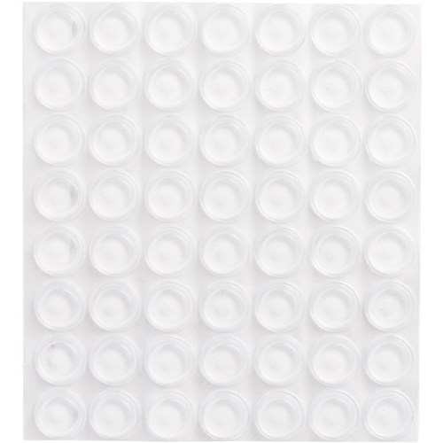 3M™ Bumpon™ SJ5312 Blister Pack 12.7mm x 3.6mm Clear, Sheet of 56