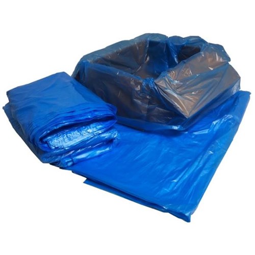 Plastic Poly Bag Carton Liner 635 x 375 x 660mm Heavy Duty Blue, Carton of 750
