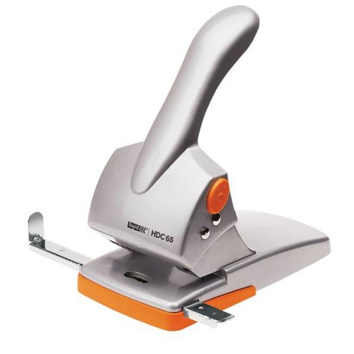 Rapid HDC65 Heavy Duty 2 Hole Punch 65 Sheet Silver