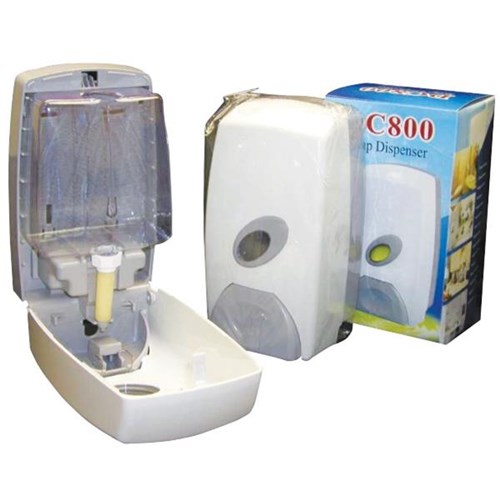 Soap Dispenser DC800 Refillable Pump Style 800ml OfficeMax NZ